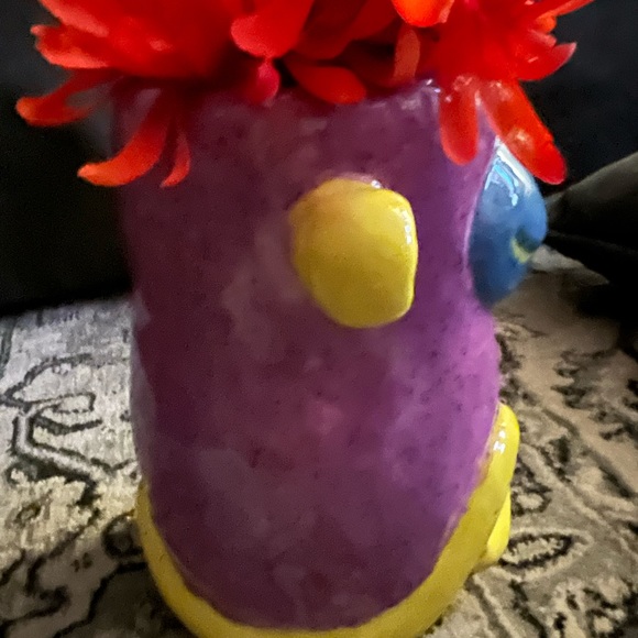 Ceramic monkey vase - Picture 2 of 5